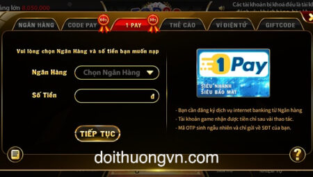 Hướng dẫn cụ thể những phương thức nạp rút tiền TOP88 